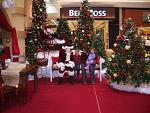 Kids at the Mall with Santa
