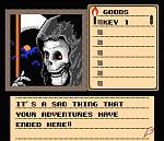 Shadowgate Gameover
