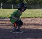 Carter standing on 3rd base...