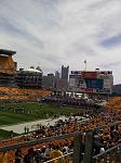 The Pittsburgh skyline as...