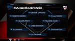 Marlins defensive alignment.